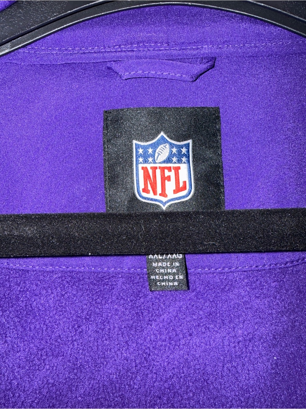 NFL Minnesota Vikings Softshell Full Zip Jacket Men’s XXL - NEW WITH TAGS - Picture 3 of 4